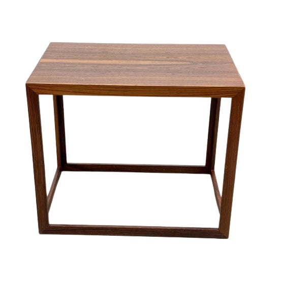 Vintage Rosewood Side Table, Denmark, Circa 1960s For Sale - Image 9 of 10