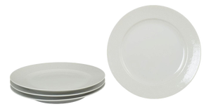 Porcelain Dinner Plates by Axel Salto for Royal Copenhagen, 1970s, Set of 4