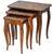 Set of 3, Antique Italian Burl WoodNesting Tables For Sale - Image 4 of 14