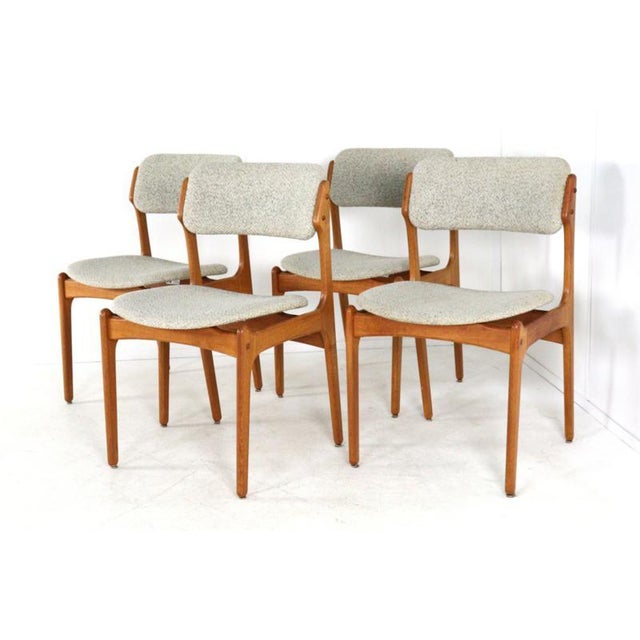 Model 49 Chairs by Erik Buch for O.D. Møbler, 1960s, Set of 4 For Sale - Image 13 of 14