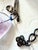 2000s Oscar De La Renta Necklace Choker Amethyst Large Smooth Tumble Beads Signed For Sale - Image 11 of 12