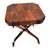 Elegant 19th Century flame mahogany side or center table by Wyman Furniture. This beautifully crafted piece features a...