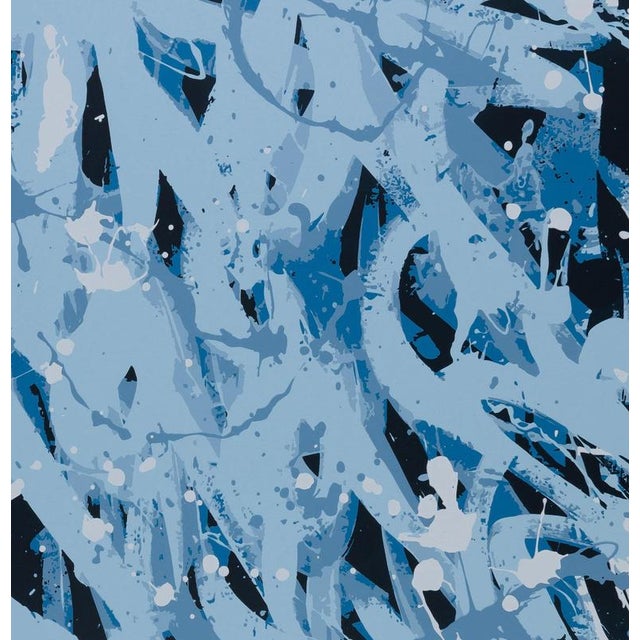 Modern Jonone, Blue Horizons, Screen Print For Sale - Image 3 of 5