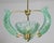 1950s Extra Rare Green Acquamarine Art Deco Barovier E Toso Chandelier For Sale - Image 6 of 16