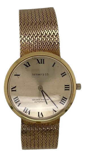 18kt Gold Tiffany and Co. Golden Shadow Wrist Watch, 1965