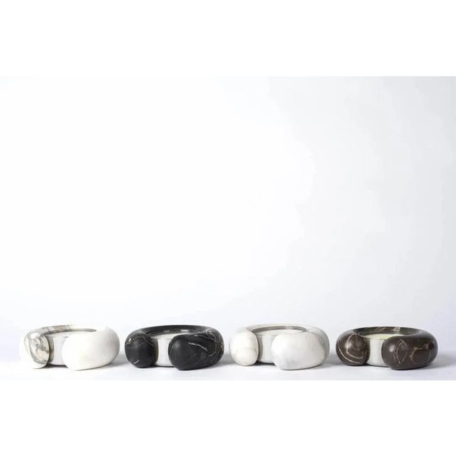 Antila Marble Candleholder by Dan Yeffet For Sale - Image 4 of 5