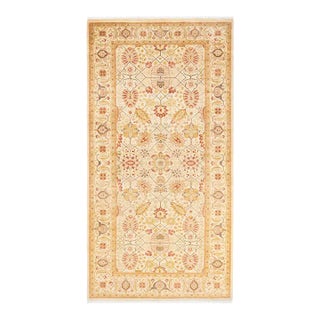 Mogul, One-of-a-Kind Hand-Knotted Area Rug in Ivory, 4' 7" x 8' 10" For Sale