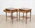 French Pair of French 20th Century Louis XVI Style Cherrywood Tables For Sale - Image 3 of 10