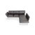 Postmodern Roro Corner Couch in Leather Grey from Brühl, Set of 2 For Sale - Image 3 of 13