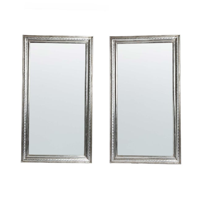 Late 19th Century Silver Leaf Mirror For Sale In New York - Image 6 of 6