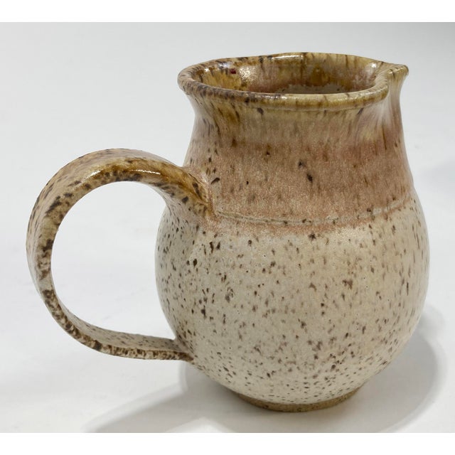 Vintage Studio Pottery Creamer and Sugar Pair For Sale - Image 4 of 12