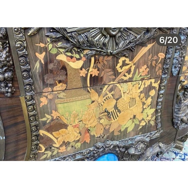 19th Century Large Hall Chest of Drawers, 1870 For Sale - Image 5 of 8