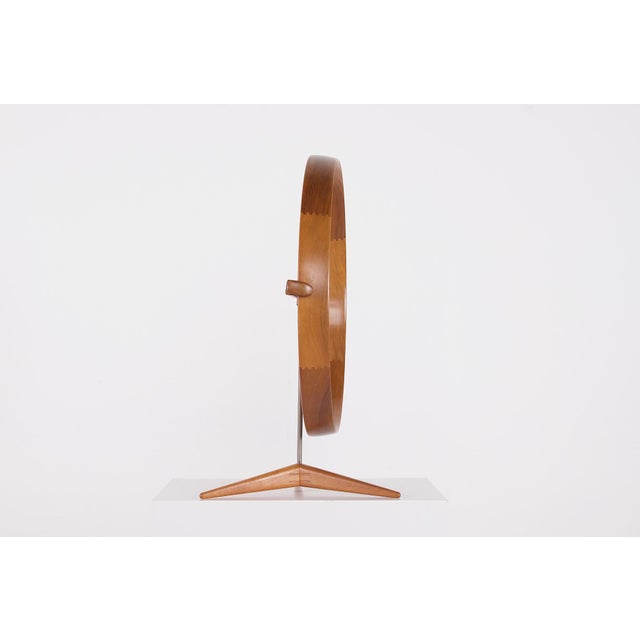 Mid-Century Modern Tilting Freestanding Mirror, Sweden, 1960s For Sale - Image 3 of 7