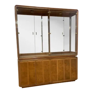 Mid Century Modern American of Martinsville Mirror China Cabinet