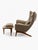 Description An exceptional Danish Modern lounge chair and ottoman designed by H.W. Klein for Bramin Møbler, Denmark, circa...