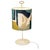 Mid-Century Austrian White Lacquer and Brass Table Lamp attributed to J. T. Kalmar, 1960s For Sale - Image 11 of 11
