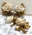 1950s Set of Four 1950s Textural Roses Wall Accents, Midcentury Homco Usa For Sale - Image 5 of 11