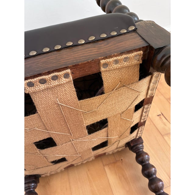 Antique Edwardian Bobbin Corner Chair, English 1900 For Sale - Image 14 of 14