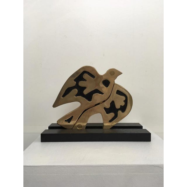 Abstract Painted Metal Colomba Dove, 1980 For Sale - Image 13 of 18