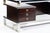 Brown Postmodern Italian Rosewood and Metal Writing Desk by Abbondinterni, 1970s For Sale - Image 8 of 18