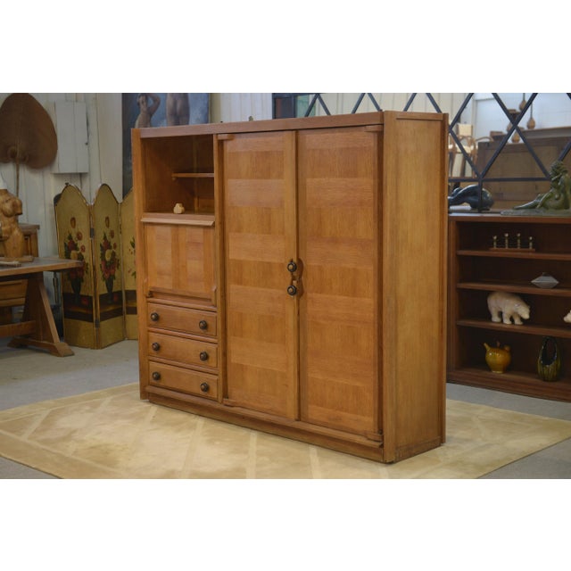 Secretary Cabinet by Guillerme and Chambron for Your Home, 1950s For Sale - Image 9 of 9