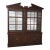 Henredon Large Mahogany Sliding Glass Door Breakfront For Sale