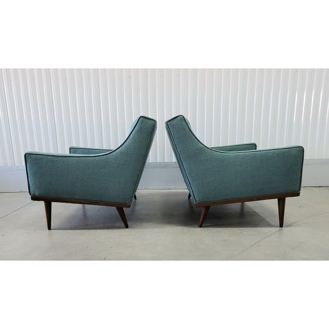 Mid-Century Modern Mid Century Milo Baughman Lounge Chairs- Pair For Sale - Image 3 of 18