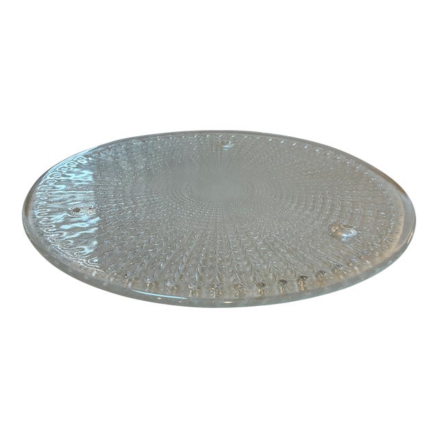 Vintage Ornate Three Footed Cake Plate For Sale