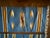 Rustic Spectacular New Mexico Deep Blue 1930's Chimayo Weavings - Rare Pair For Sale - Image 3 of 4