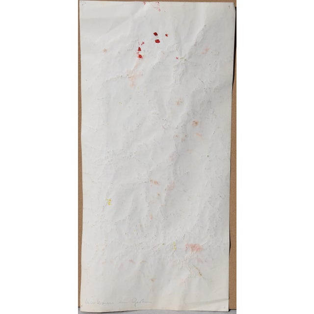 Sabine Ebel, Watercolor Imperial Crowns in the Garden, 1964, Watercolor For Sale - Image 8 of 9