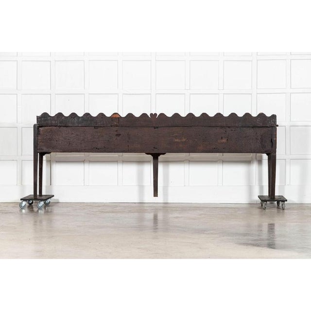 Antique English Oak Vernacular Dresser Base, 1800 For Sale - Image 15 of 16