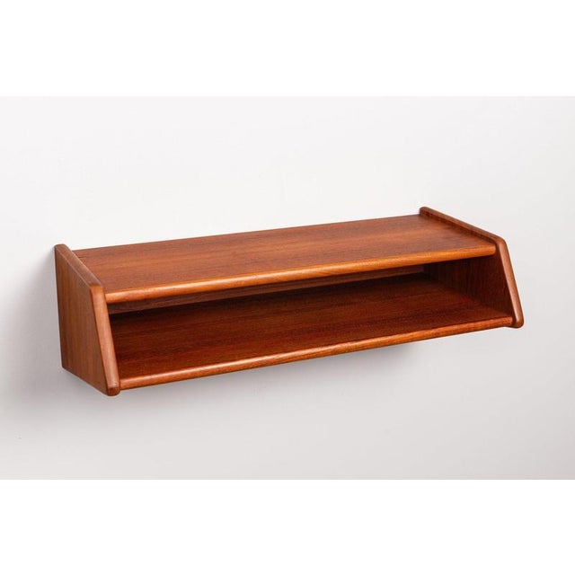 Wood No. 24 Floating Nightstands in Teak by Aksel Kjersgaard, Odder, Denmark 1960, Set of 2 For Sale - Image 7 of 15