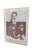 Vintage Tapestry After Pablo Picasso's Seated Bather in Acrylic Display Case For Sale In Chicago - Image 6 of 6