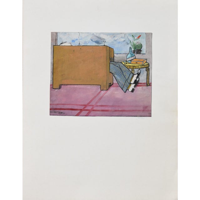 Ferdinand Albert Burger, Feudal, 1930, Mixed Media For Sale - Image 4 of 11