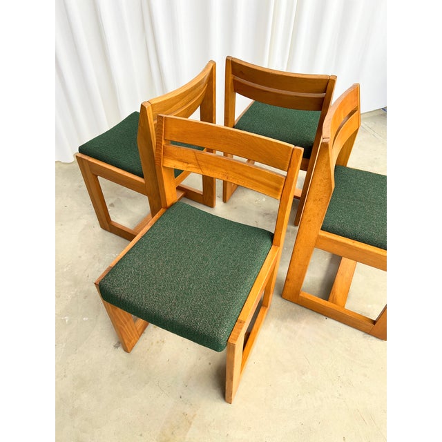 Elm Chairs from Maison Regain, 1970, Set of 4 For Sale - Image 11 of 18