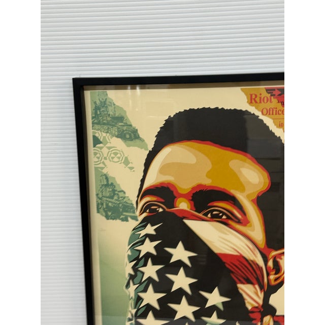 Printmaking Materials Shepard Fairey “Injustice Anywhere Threatens Justice Everywhere” Signed Lithograph For Sale - Image 7 of 12