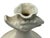 Vintage Off White Bird Head Mouth Ceramic Art Vase For Sale - Image 9 of 9