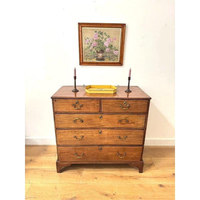 Georgian Fruitwood Chest of Drawers For Sale - Image 3 of 11