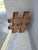 Brown Extra Large Metal Symbol Sign With Lights For Sale - Image 8 of 8