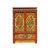 Orange Orange Yellow Tibetan Floral End Table Nightstand Cabinet For Sale - Image 8 of 8
