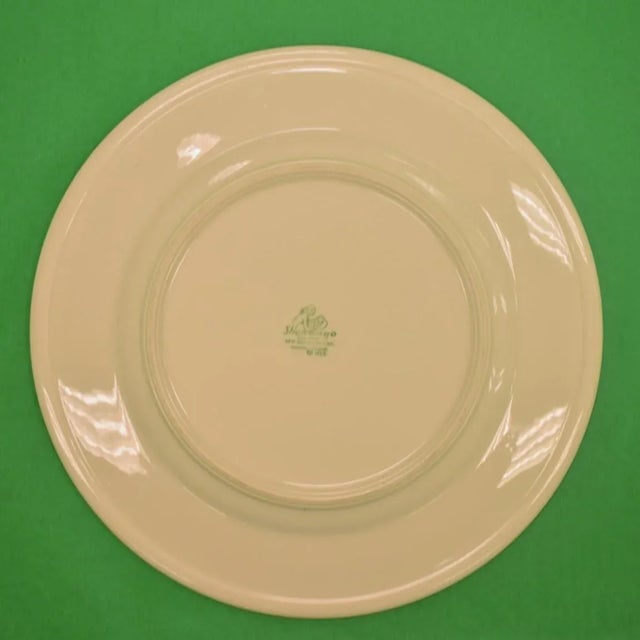 Pair of the Rockaway Hunting Club Plates by Shenango, Mid 20th Century For Sale - Image 4 of 5