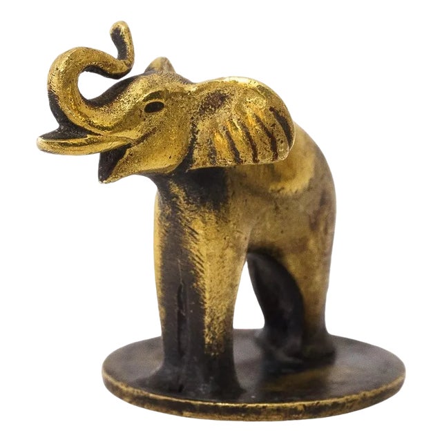 Elephant Figurine by Richard Rohac, Vienna, 1950s For Sale