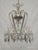 Glass Vintage Waterford Fleur De Lis S Curved Cut Crystal 5 Arm 5 Light Chandelier For Sale - Image 7 of 12