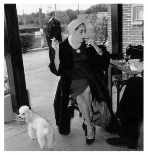 'Taylor and Poodle' Unframed Archival Pigment Print
