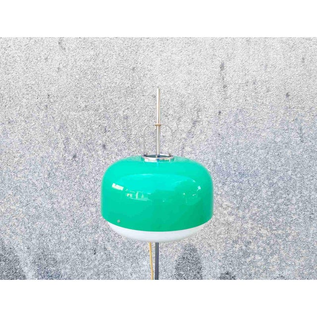 Green Mid-Century Green Medusa Floor Lamp by Luigi Massoni for Guzzini, Italy, 1970s For Sale - Image 8 of 15