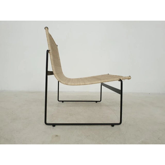 Wood Set of Dutch Rattan Lounge Chairs by Gregorio Vicente Cortes & Luis Onsurbe for Metz and Co, 1960s For Sale - Image 7 of 12