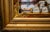 Amazing detail in this fabulous oil painting of tea sets on a shelf. This beautiful painting is framed in a thick Gilt...