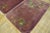 1920s Purple Floral Antqiue Pair of Chinese Art Deco Carpets 3' X 4'7" Knotted Wool Rugs For Sale - Image 10 of 12