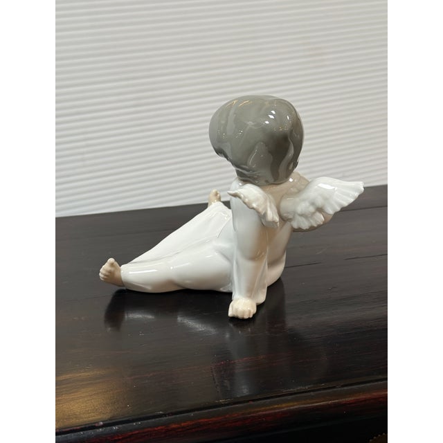 Salvador Debón for Lladró Angel Wondering Porcelain Figurine, Signed For Sale - Image 9 of 12