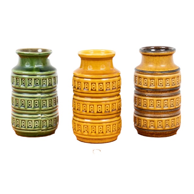 Vase Set by Scheurich, 1960s, Set of 3 For Sale - Image 12 of 12